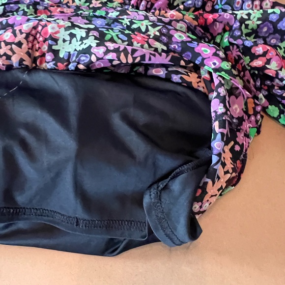 NWOT Zara Floral Ruched Minidress Sweetheart Neck size Extra Small - Picture 8 of 11